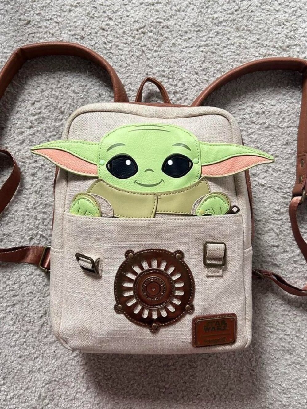 Rare Loungefly Baby Yoda Mini Backpack